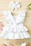 Baby Girl And Child Ruffle Sleeveless Muslin Dress - 2