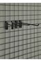 20 cm Black Wire Panel Hook - 10 Pieces
