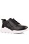 - Black Leather Lace-Up Men's Casual Shoes 101-050-He950 - 2