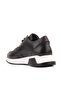 - Black Leather Lace-Up Men's Casual Shoes 101-7074-H1194 - 4
