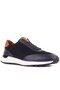 - Navy Blue Suede Leather Lace-Up Men's Casual Shoes 101-3609-H1071 - 2