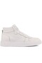 - White Leather Lace-Up Unisex Boots 102-8015-He1065 - 4