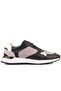 - Black, White Leather, Gray Suede Lace-Up Men's Casual Shoes 101-7071-H1071