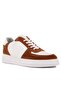 - Tan Suede, White Leather Men's Casual Shoes 101-8058 - 2