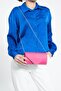 Fuchsia Satin Evening Dress Bag Portfolio Bag Clutch Bag - 2