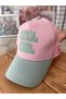 Pink Summer Hat for Girls with Slogan