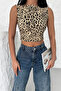 Leopard Print Crop Top