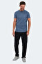 Omar Ktn Men's T-Shirt Indigo - 7