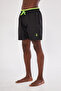 Colorful Pocket Zippered Swim Shorts - 5