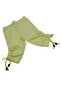 Girl's Knee-Length Combed Cotton Capri Tights with Side Drawstring Detail - 6