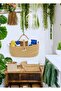Classic Jute Hanging Storage Basket, Living Room/Kitchen/Bathroom Organizer Snacks, Toys.