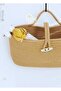 Classic Jute Hanging Storage Basket, Living Room/Kitchen/Bathroom Organizer Snacks, Toys. - 4