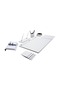 WHITE Desk Mat Set - 8 Pieces with Cover and Pen - 2