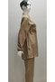 / Cc Ayrobin Linen Fabric Chest Pocket Buttoned Shirt Collar Bottom Top Tunic Set - 2