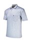 Men's Plus Size Polo Neck Buttoned Pocket Navy Blue T-Shirt Classic Fit - 4933Bat - 2