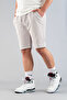 Ribbed Men's Daily Straight Shorts Stone