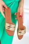 19268 Model Number Gold Women's Slippers - 4