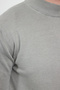 Gri Slim Fit Pamuklu Balıkçı Yaka Basic Triko Kazak TMNAW25KZ00001 - 4