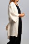 Cool and Comfortable Unisex Ecru 100% Cotton Muslin Home/Beach Wear Kimono - 4