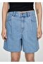 Denim Shorts with Pens - 7