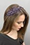 Purple Deren Bridal Tiara and Hair Accessory - 3