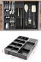Maxi Adjustable Sliding Slide Drawer Cutlery Holder Knife Holder