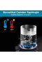 Set of 6 1300 ml Bamboo Jar with Lid Spice Jar Vacuum Borosilicate Glass Krdln - 3