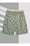 طقم قميص فيسكوز مطبوع من القطن مع شورت - 7