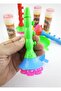 10 Pieces Blown Foam Making Set Karne Gift Toy Bugle Bubble Set Toy - 3