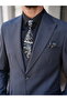 Men's Smoked Suit Swallow Collar Italian Cut Slim Fit Jacket Vest Trousers - Xprzcom6420-18 - 7