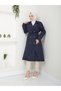 Women's Lined Plus Size Seasonal Buttoned Belt Detail New Season Trench Jeans - 3