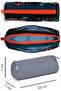 Black and Petrol Race Car Patterned Boys ' Thermally Insulated Lunch Bag and Pencil Case - 3