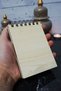 Istanbul Themed Wooden Cover Notebook - Mini Notebook - Pocket Notebook - My List - 6