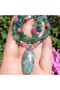 1777 Ruby Fuchsite el yapımı kolye - 4