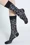 Licensed Patterned Black Socks - ROZ-87/2 - 4