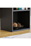 Bookcase and accessory Display Unit of wood 5Tier Black - 6