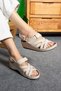 Women's Lightweight 4.5cm Heel Soft Comfortable Anatomical Sole Everyday Women's Sandals Mom Sandals