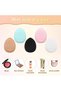 Mini Cosmetics - Puff Finger Face Makeup, Sponge Dry and Wet Cloth, under Eye Concealer Concealer - 6