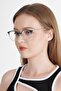 Unisex Women's and Men's Oval Round Blue Light Protected Blue Block Transparent Black Gradient Sunglasses