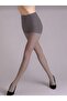 Set of 3 Anthracite Thin Elastic Pantyhose - 2