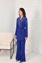 Cobalt Blue Stone Detailed Jacket - 32-2086 Set - 4
