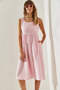 Women's Powder Thick Strap Gabardine Linen 5936 Dress 60251390 - 8