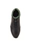 - Black Leather, Green Suede Lace-Up Men's Casual Shoes 101-7072-H1071 - 5
