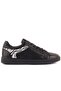 - Black Leather Zebra Detailed Men's Casual Shoes 101-7043-by441