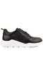 - Black Leather Lace-Up Men's Casual Shoes 101-050-He950