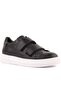 - Black Leather Velcro Men's Casual Shoes 101-3887-He1065 - 2