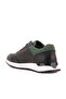 - Black Leather, Green Suede Lace-Up Men's Casual Shoes 101-7072-H1071 - 4