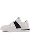 - White Leather Lace-Up Men's Casual Shoes 101-8062-H1280E - 3