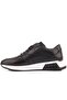 - Black Leather Lace-Up Men's Casual Shoes 101-7074-H1194 - 3
