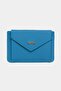 9098 Genuine Leather Multi-Purpose Magnetic Women's Wallet Portfolio Baby Blue - 2